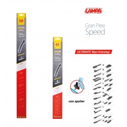 Gran Pree Speed Coppia spazzole tergicristallo flat 58+41 cm