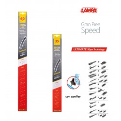 Gran Pree Speed Coppia spazzole tergicristallo flat 60+35 cm