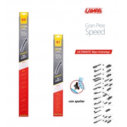 Gran Pree Speed Coppia spazzole tergicristallo flat 60+41 cm