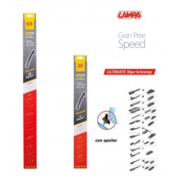 Gran Pree Speed Coppia spazzole tergicristallo flat 65+35 cm