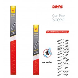 Gran Pree Speed Coppia spazzole tergicristallo flat 65+45 cm