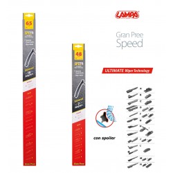 Gran Pree Speed Coppia spazzole tergicristallo flat 65+48 cm