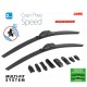Gran Pree Speed Coppia spazzole tergicristallo flat 70+43 cm
