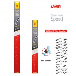 Gran Pree Speed Coppia spazzole tergicristallo flat 70+51 cm