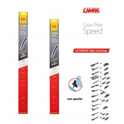 Gran Pree Speed Coppia spazzole tergicristallo flat 65+53 cm