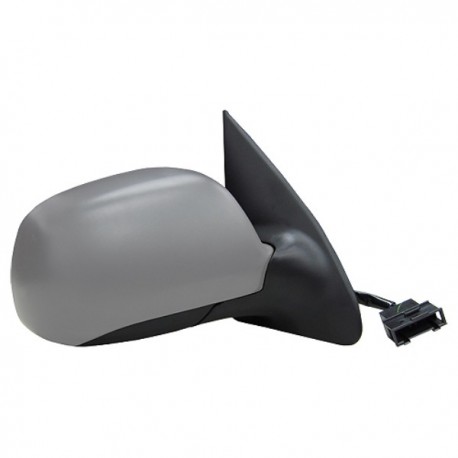 Retrovisore elettrico termico verniciabile corto connettore rettangolare dx