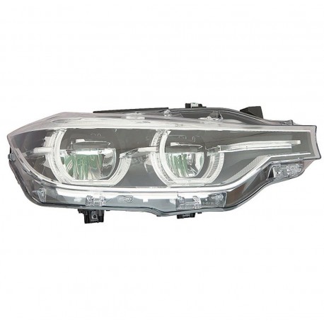 Proiettore faro led parabola nera dx