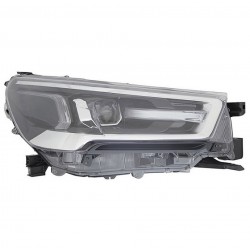 Proiettore faro led WY21W con bordo cromato dx