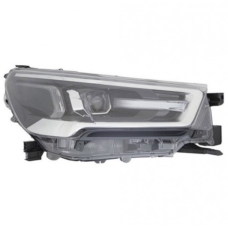 Proiettore faro led WY21W con bordo cromato dx