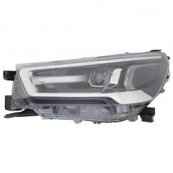 Proiettore faro led WY21W con bordo cromato sx