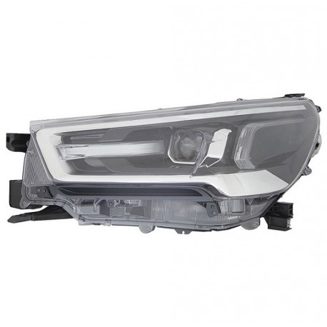 Proiettore faro led WY21W con bordo cromato sx