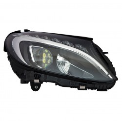 Proiettore faro full led parabola nera dx