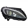 Proiettore faro full led parabola nera dx