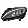 Proiettore faro full led parabola nera sx