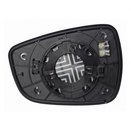 Piastra termica specchietto con vetro dx