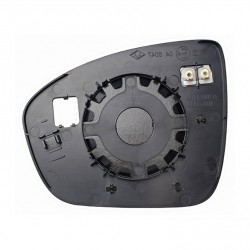 Piastra termica specchietto con vetro asferico dx