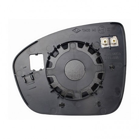 Piastra termica specchietto con vetro asferico dx