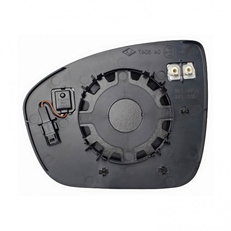 Piastra termica specchietto con vetro asferico Blis sistem dx