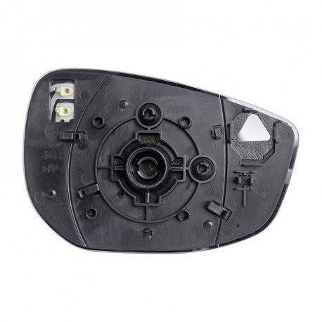 Piastra termica specchietto con vetro asferico sx