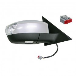 Specchietto richiudibile elettrico termico con freccia e luce di cortesia dx