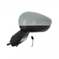 Specchietto richiudibile elettrico termico con base nera freccia sx