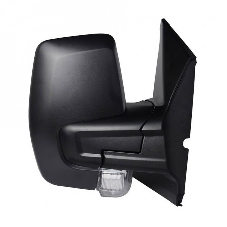 Specchietto retrovisore meccanico con freccia nero dx