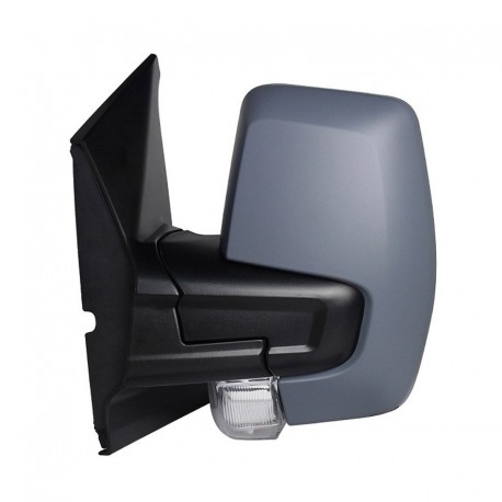 Specchietto retrovisore meccanico con freccia verniciabile sx