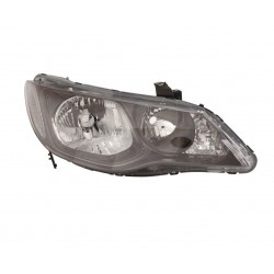 Faro proiettore HB3-HB4 parabola e cornice nera dx