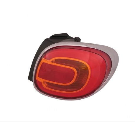 Gruppo ottico posteriore con cornice cromata modello Living 7 posti dx