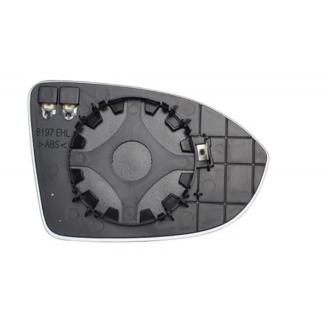 Piastra specchietto termica con vetro asferico sx