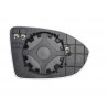 Piastra specchietto termica con vetro asferico sx