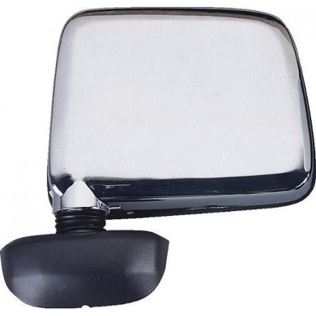 Retrovisore manuale cromato sx