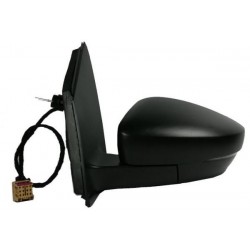 Retrovisore meccanico asferico nero connettore quadrato sx