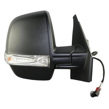 Retrovisore meccanico con freccia integrata nero modello Cargo dx