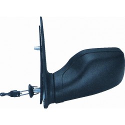 Retrovisore meccanico ribaltabile nero sx