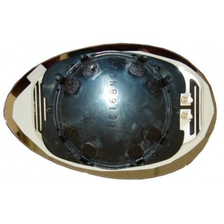 Piastra specchietto termica con vetro blu lato passeggero - dx