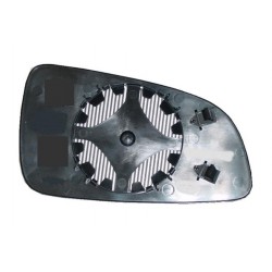 Piastra specchietto con vetro asferico lato guida - sx