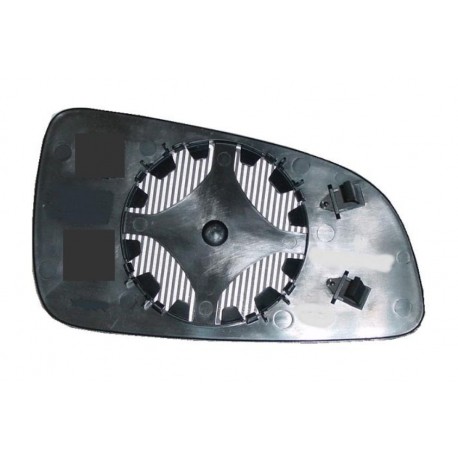 Piastra specchietto con vetro asferico lato guida - sx
