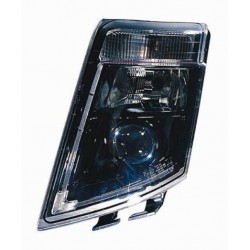 Faro proiettore H7-H7 parabola nera a led dx