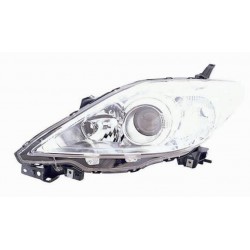 Faro proiettore H7-HB3 parabola cromata guida - sx