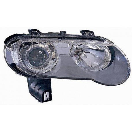 Faro proiettore H7-H9 parabola cromata guida - sx