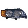 Faro proiettore H7-HB3 con motorino freccia arancio dx
