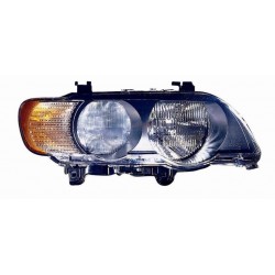 Faro proiettore H7-HB3 con motorino freccia bianca dx