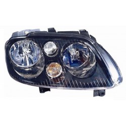 Faro proiettore H7-H7 parabola nera dx