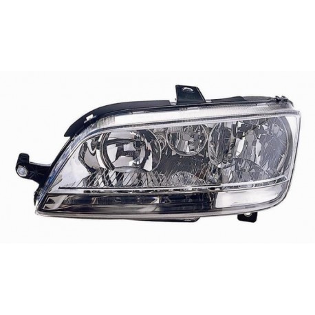 Faro proiettore H7-H7-H1 con fendi freccia bianca guida sx