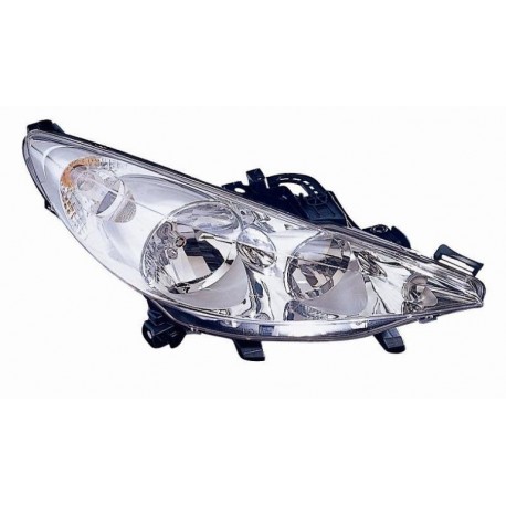 Faro proiettore H7-H1 senza fendinebbia con motorino dx