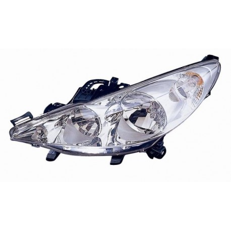 Faro proiettore H7-H1 senza fendinebbia con motorino sx