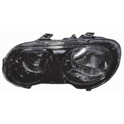 Faro proiettore H7-H1 parabola nera guida - sx