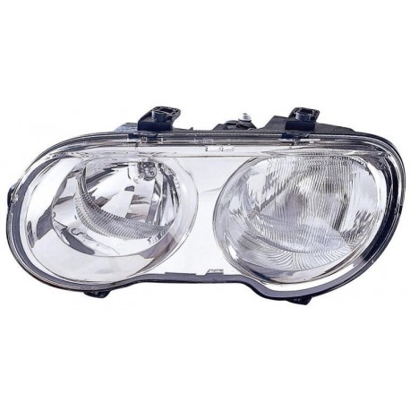 Faro proiettore H7-H1 parabola cromata passeggero - dx