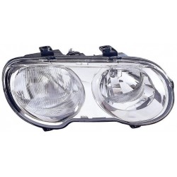 Faro proiettore H7-H1 parabola cromata guida - sx